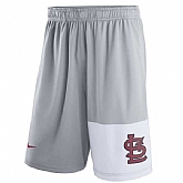 Men's St. Louis Cardinals Nike Gray Dry Fly Shorts,baseball caps,new era cap wholesale,wholesale hats